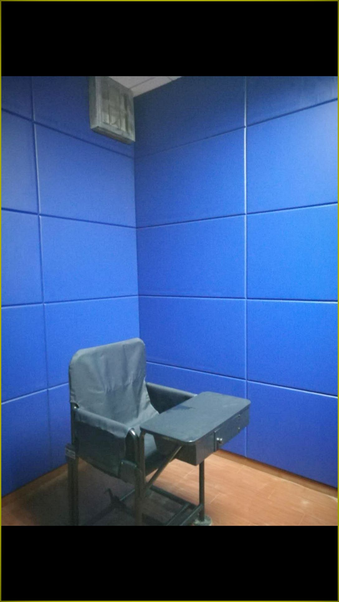 anti collision softpack sample room — acoustic panel photo